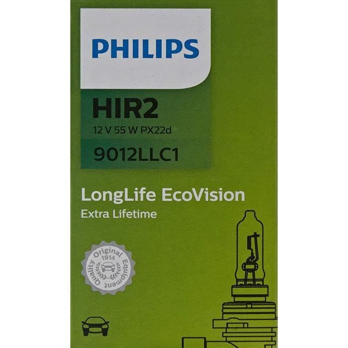 HIR2 12V 55W PX22d Longerlife 3x Life Time 1st. Philips
