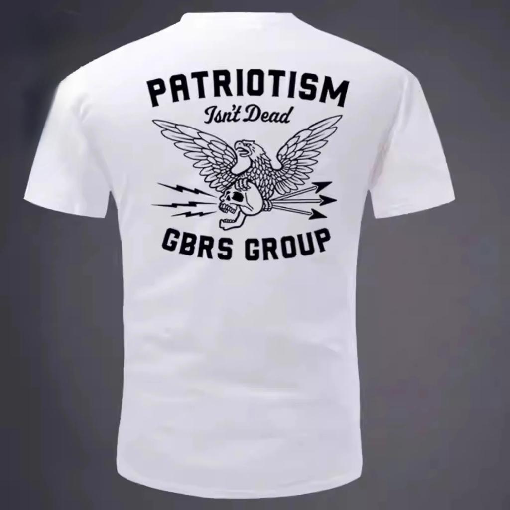 2025 New New Instructors MEN TShirt GBRS Security Series Eagle Mark Printed Round Neck Short Sleeve T Shirt Street Trend TOP