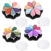Stamp Pad Petal Shape Finger Creativity Ink Pad for DIY HandMade Office Supplies