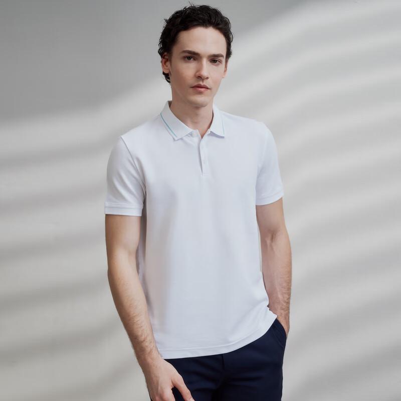 G2000 Men s Cotton-Blend Contrast Collar Polo Shirt M