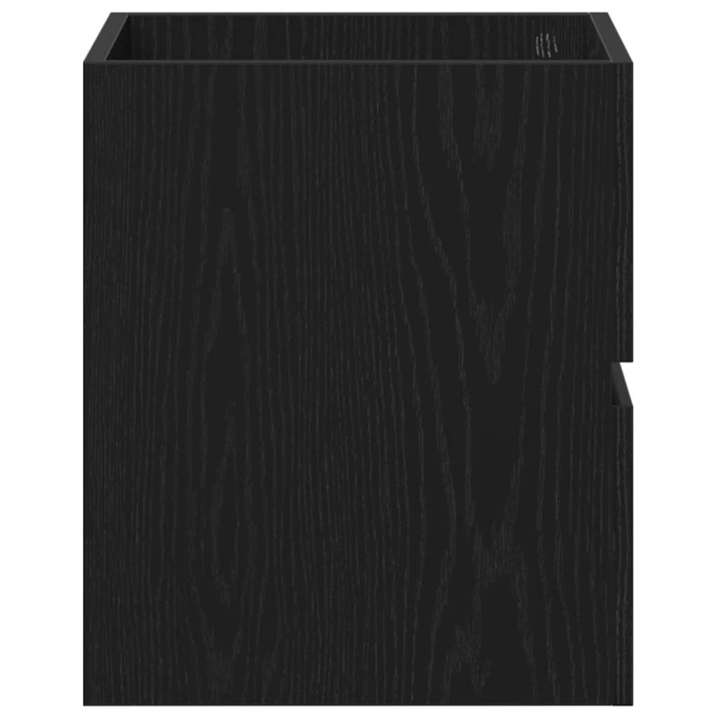 Washbasin Cabinet In Black Oak 41 X 38.5 X 45 Cm Engineered Wood