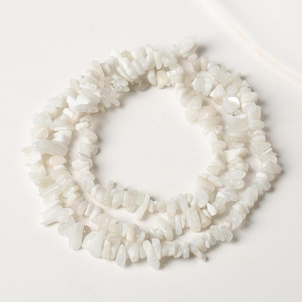 80cm Natürliche Amethyst Splitterkette - Poliert, Unregelmäßige Streifen für DIY Schmuck & Armbänder