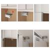 1-20PCS L Shape No Drill Magnetic Sliding Door Catch Strong Invisible Cabinet Magnet for Wardrobe Closet Pull Push Lock
