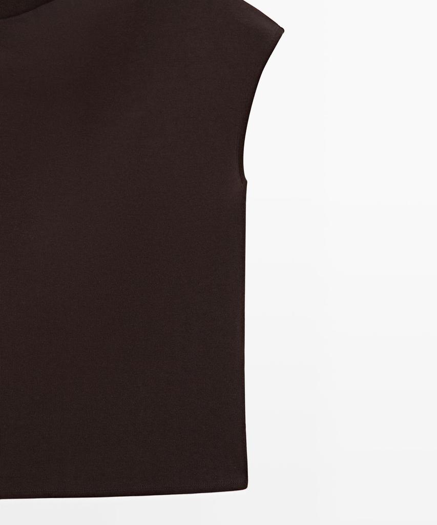 Masimodutti Asymmetrical Brooch Detail Top