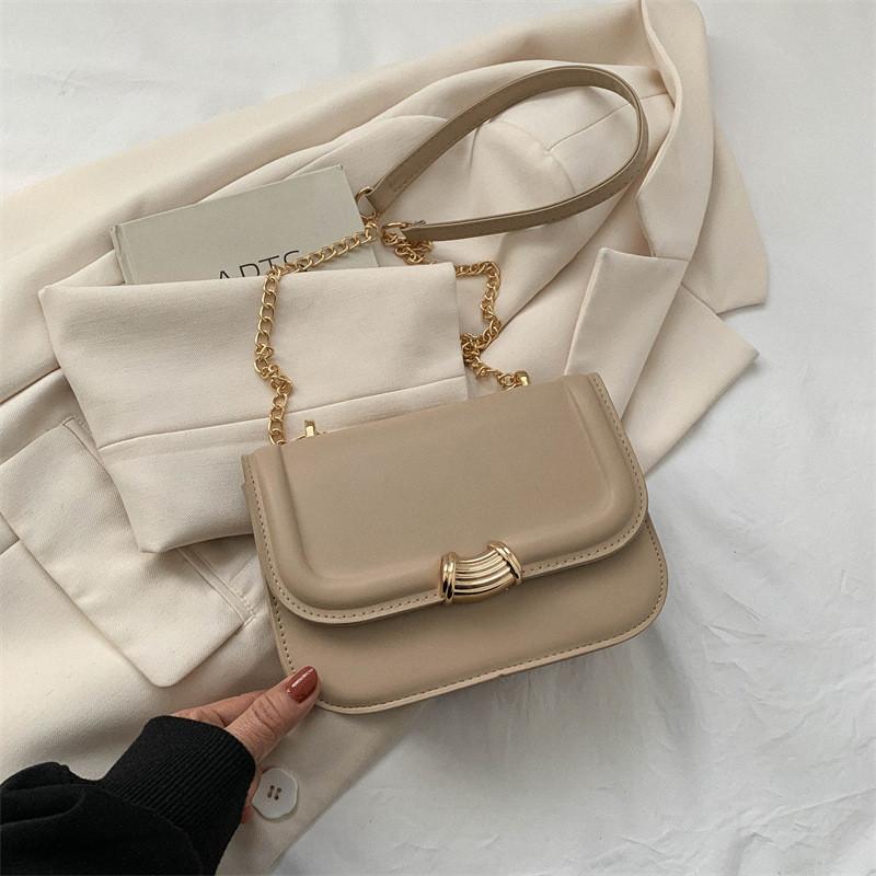 Trendy Chain Crossbody Bag Stylish Summer Small Box Bag Chic Shoulder Purse For Women