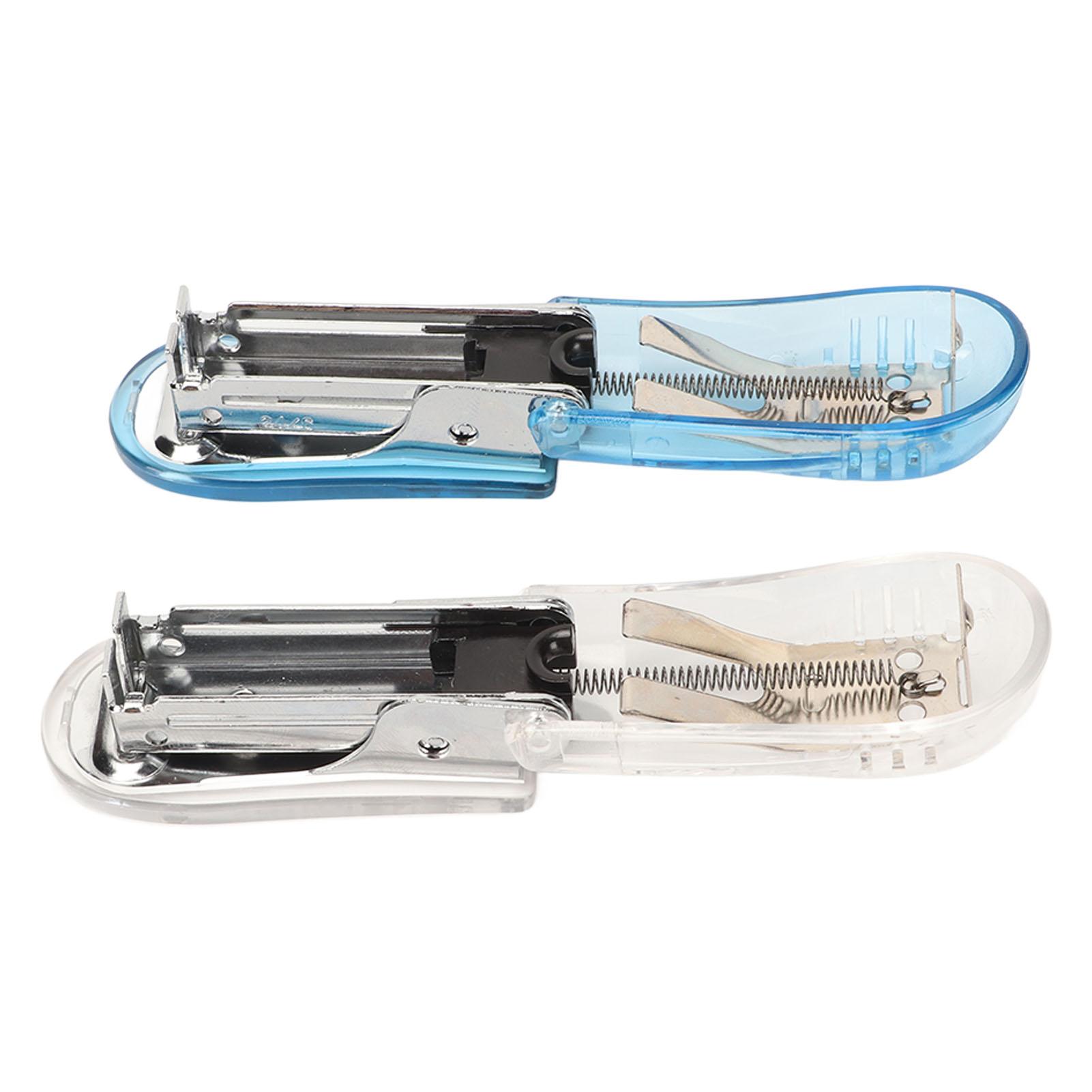

2pcs Stapler 20 Sheets Capacity Lever Structure Portable Stapler Handheld Stapler for 24Pin 6Pin