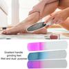Foot File Gradient Color Tender Feet Dead-skin Remover Glass Foot Rasp Hard Skin Callus Remover Pedicure Tools Home Accessories