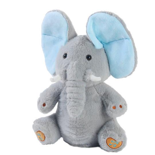 Elephant Bluetoothenabled Plush Toy Short Fur Child Gift Comfort Doll Festival