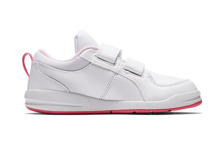 Nike Pico Slip Resistant Cushioning Abrasion Resistant Breathable Low Top Sports Casual Shoes White Red 454477-103