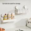 Suction Cup Wall-Mounted Kitchen Storage Rack