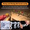 Wholesale Christmas Lights Clips Plastic Gutter Hooks for Outdoor Icicle Fairy String Lights Clips Fasteners Wedding Decorations