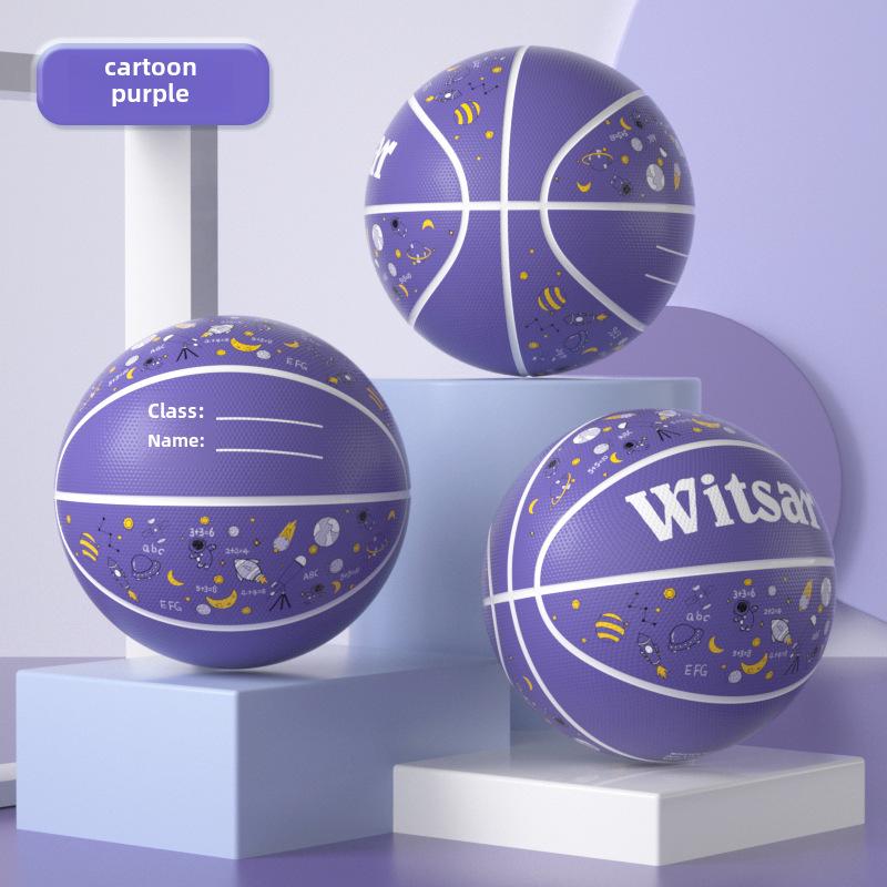 Mingi de baschet din piele pentru copii pentru începători - Mărimi 3 la 7, Ideale pentru elevii de grădiniță și școală primară