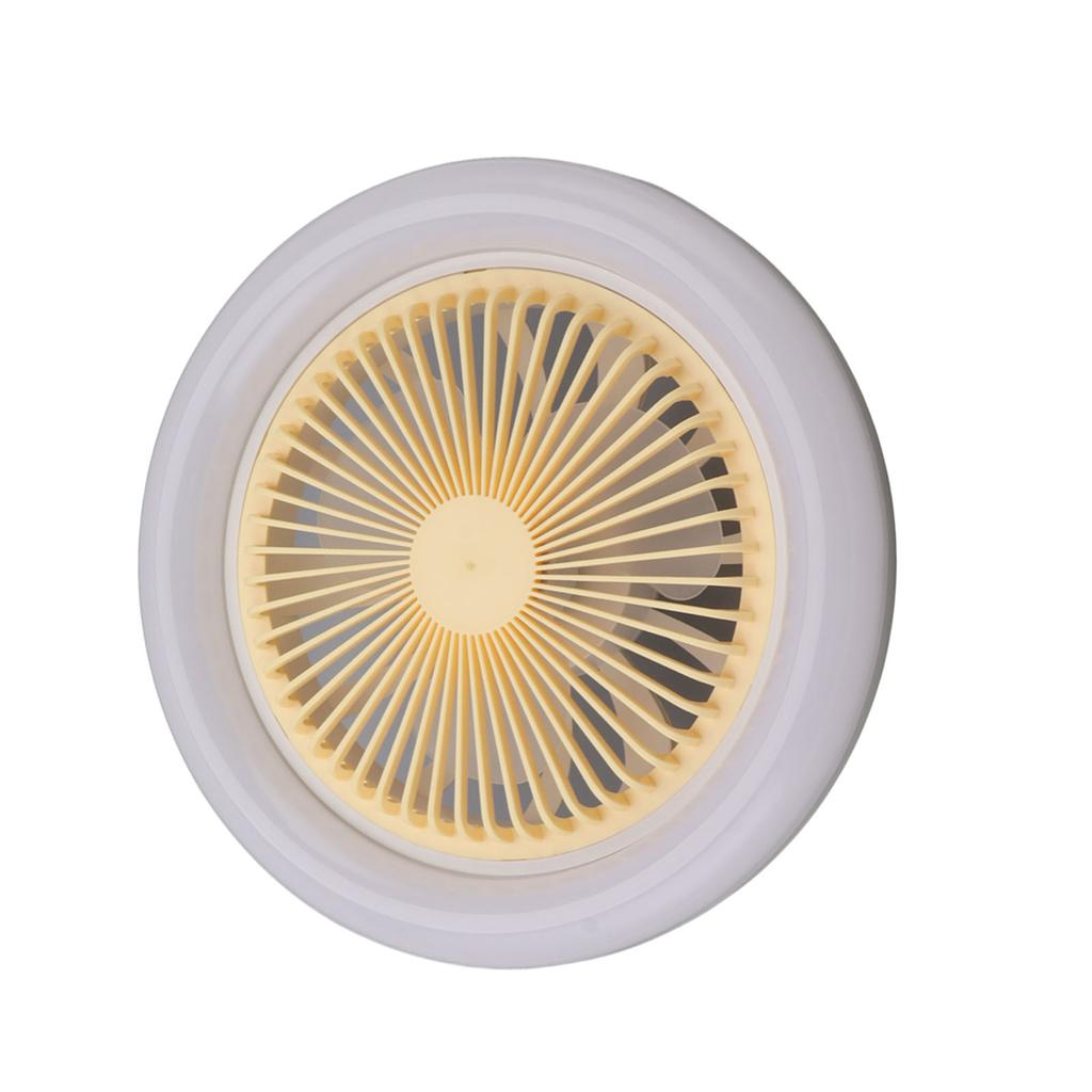 10.2in 30W E27 LED Ceiling Fan with Lights Remote 3 Level Wind Speed 3 Color Quiet Enclosed Ceiling