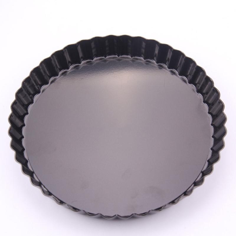 Heavy Duty Tart Pans Removable Loose Bottom Nonstick Quiches Pans Fluted Side Round Bakings Pans Tray Dishwasher Safe
