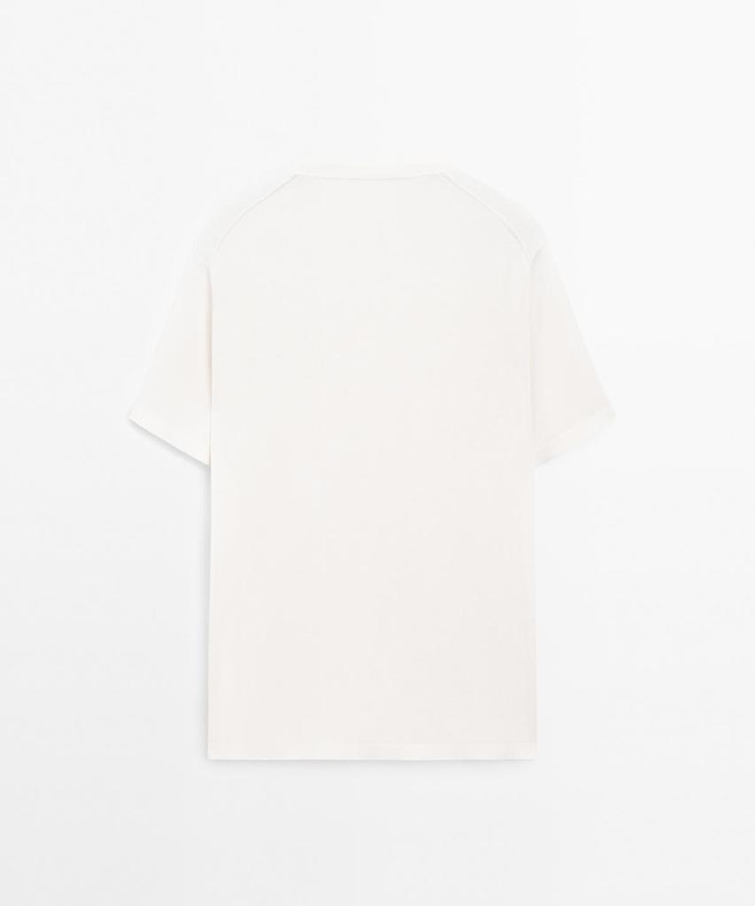 Masimodutti Cotton Knit T-Shirt