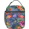 Pretty Flamingo Lunch Box for Women Girls Kids, Insulated Cooler Lunch Bag