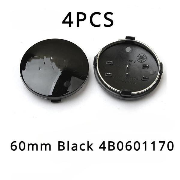 

4P 60 мм 61 мм 68 мм 69 мм Стайлинг автомобиля, центральная крышка колеса, крышки ступицы, значок 4B0601170 для A3 A4 A5 A6 A7 A8 S4 S6, автомобильные аксессуары Audi60mm Black 4B0601170 чёрный