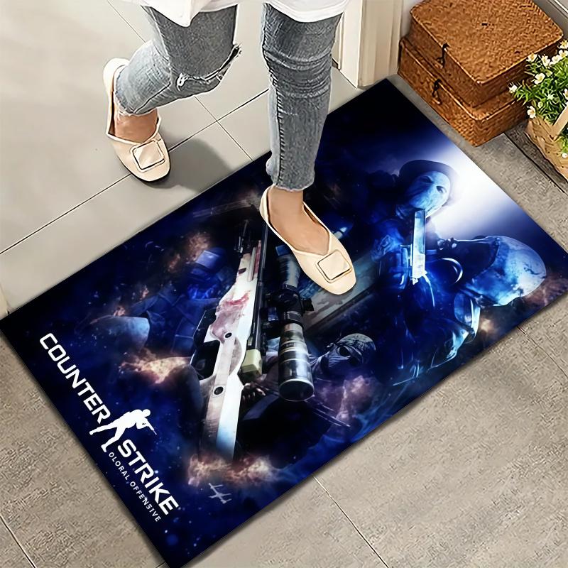 Csgo2 Carpet Rug for Living Room Bedroom Home Sofa Decoration,Kids play Nonslip Floor Mat