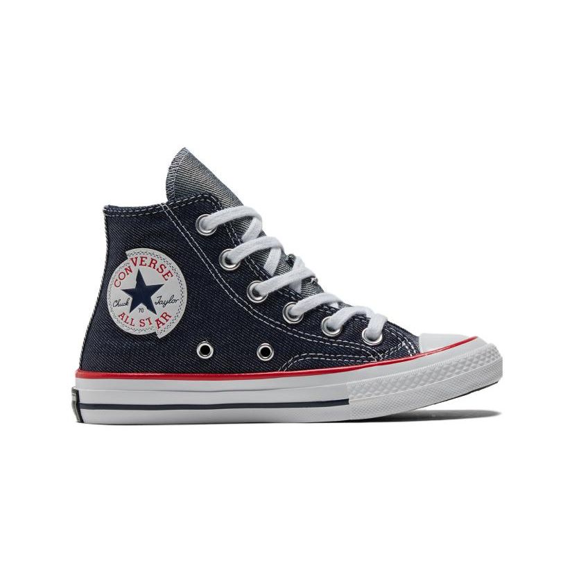 Converse Chuck 70 High Top Kids Canvas Shoes Kids Sneakers Black White Red A04994C