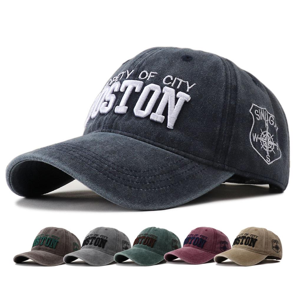 Fashion Vintage Letter Embroidery Baseball Hat for Women Men Hip Hop Sunshade Cap Unisex Outdoor Sports Duck Tongue Hat
