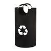 Cesto porta bottiglie vuote da 82L Borsa pieghevole raccogli bottiglie per acque reflue da cucina con manico in alluminio Contenitore di grande capacità