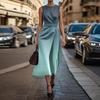 Sleeveless  Boho Dress For Women Casual Loose Fit Summer Sundress Print Dress