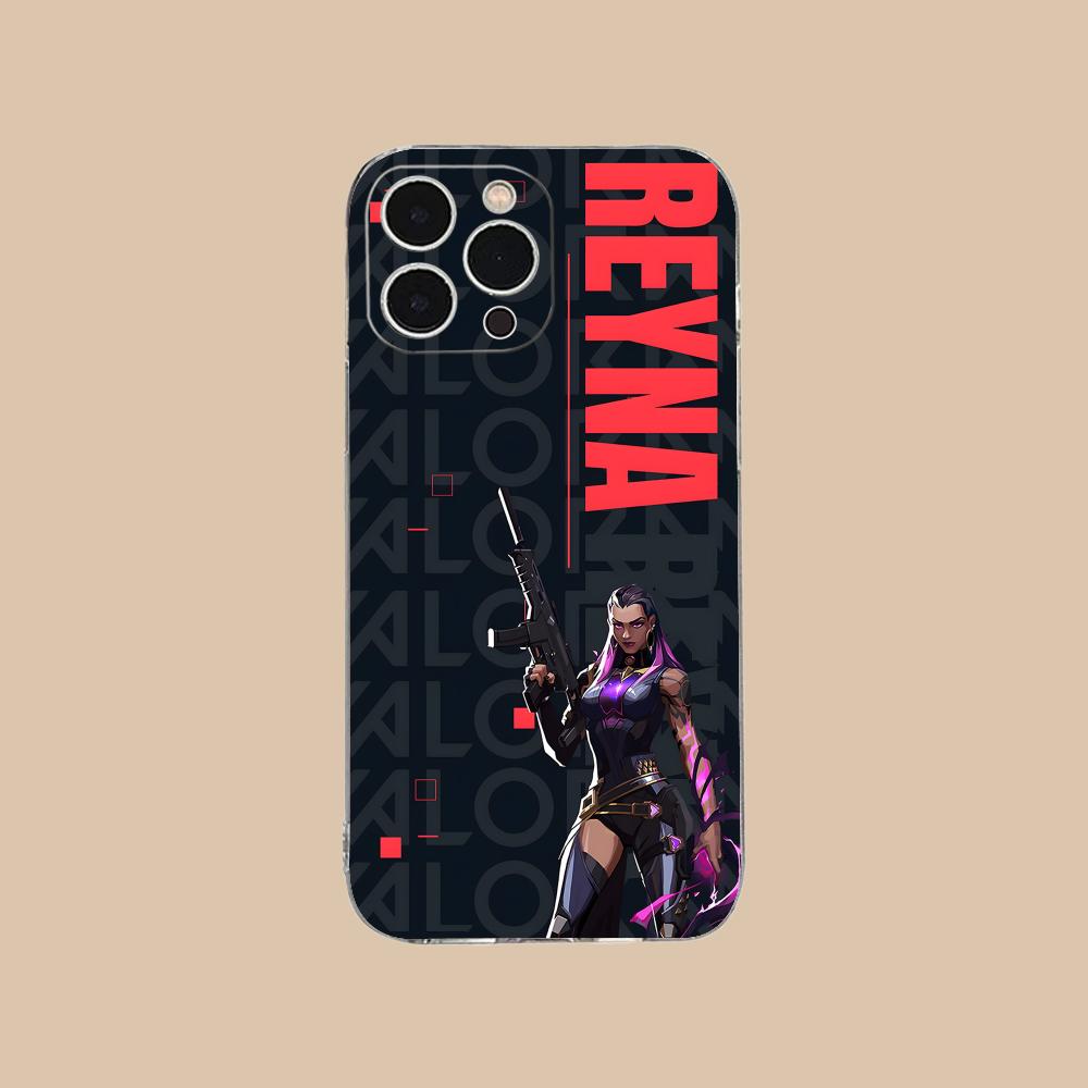 

Valo Reyna Phone Case for iPhone 17 16 15 14 13 12 11 X XR XS Air Pro Max Plus Mini Soft TPU Clear Cover iPhone XS Max