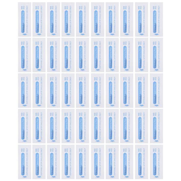 Aiguille de microblading - drfeify - couverture jaune 23m2 - 50pcs - acier inoxydable - haute élasticité