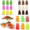 53Cell Jelly Mold Cavity Silicone Gummy Bear Chocolate Mold Candy Maker Ice Tray