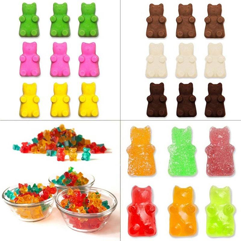 53Cell Jelly Mold Cavity Silicone Gummy Bear Chocolate Mold Candy Maker Ice Tray
