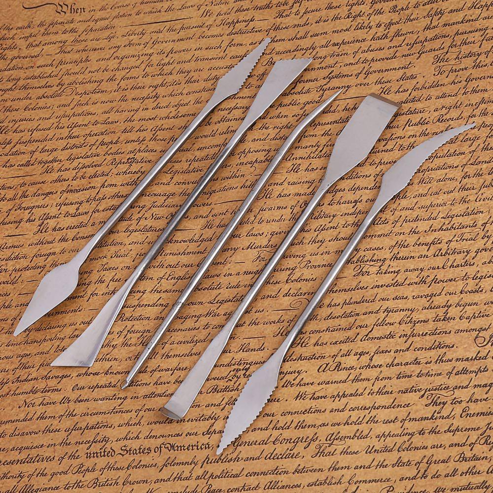 5pcs Double Ended Wax Carving Tools 5Pcs Set Clay Sculpting Tools Sculpture Tools  Clay Sculpting