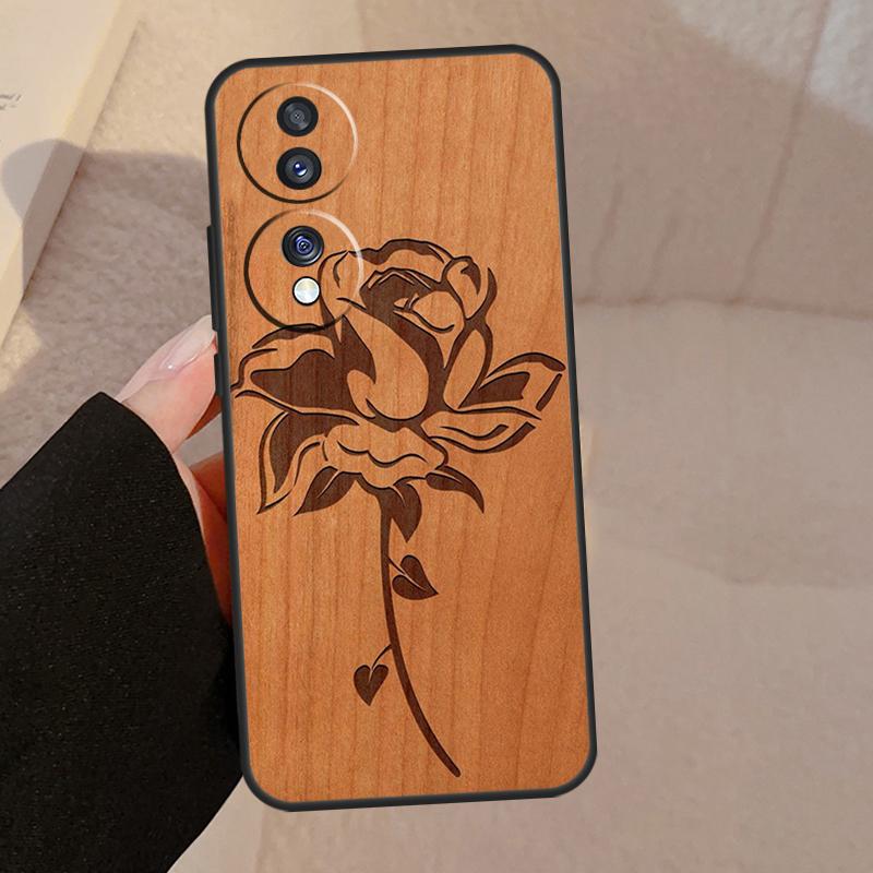 Tree Rose Skull Cactus Wood For Honor Magic 8 Pro 6 5 7 Lite Case For Honor 400 200 90 70 50 X8c X8b X9a X9b X9c X9d Win