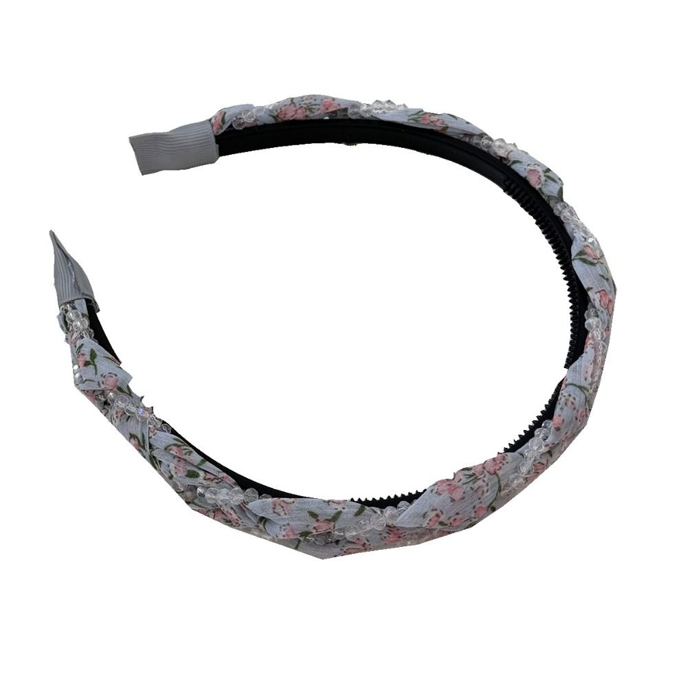 Floral Printed Elastic Hairband Hair Accessories Head Hoop Fashion Flower Print Headband  Women