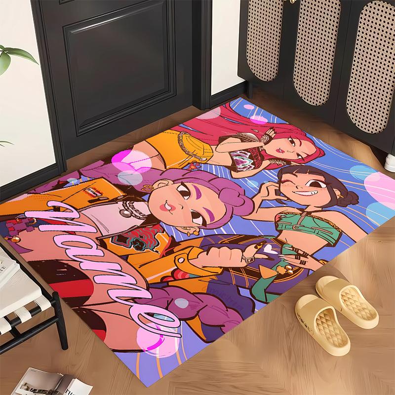 HUNTRIX (108) Personalized Name Office Carpet Stylish Decor for Living Room Bedroom Kitchen