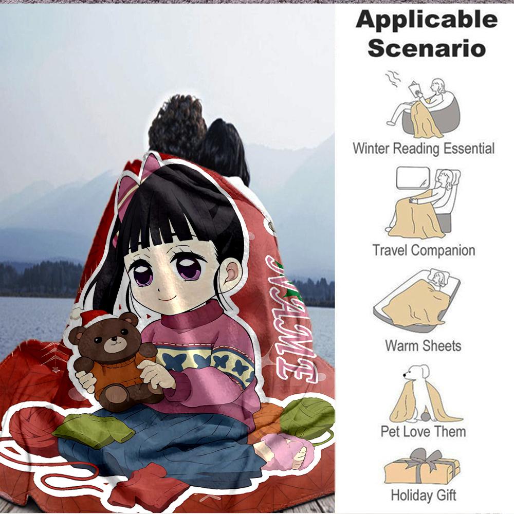 Custom 1pc Neon Energy Whisperer Blanket, Soft And Comfortable Blanket, Casual Warm, Camping Travel Blanket, Birthday Gift Q91229
