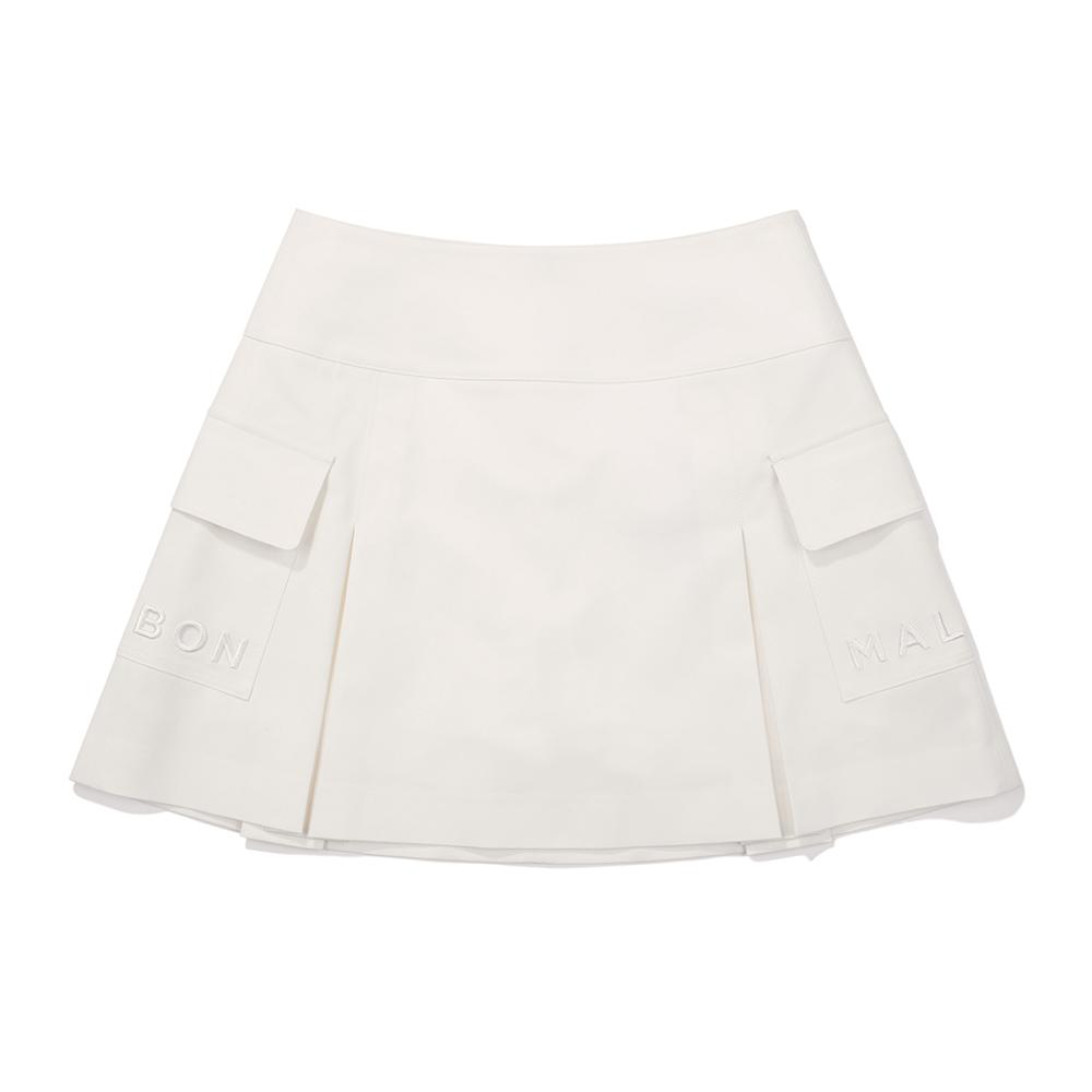 MALBON GOLF Cargo Pocket Skirt Off White (Woman)