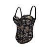 Pure desire hot girl with chest pad lace fish bone lace suspender vest women's thin inner and outer wear bottom back top