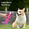 Dog Chew Toy Latex Lizard Squeaky Pet Toys For Small Medium Dogs Interactive Funny Dog Sounding Training Toy Pet Supplies