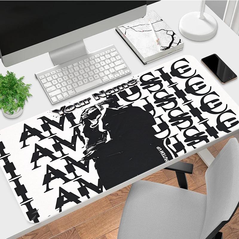 Custom Your Name Music Gamer Large Deskmat Mousepad Playmat Xl Keyboard Mouse Pad Gaming Desk Accessories Anime Pc Extended Pads