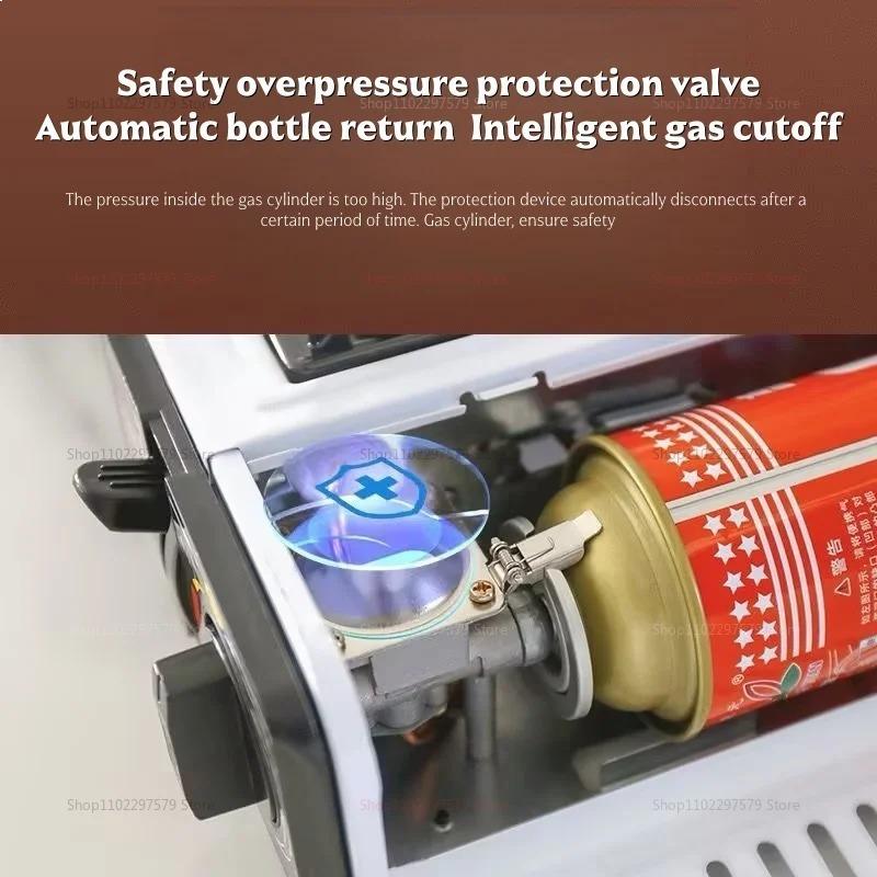 Portable Butane Gas Stove Lightweight Cartridge Stove for Camping Outdoor BBQ Home Cooking Gatherings Ideal for Hot Pot