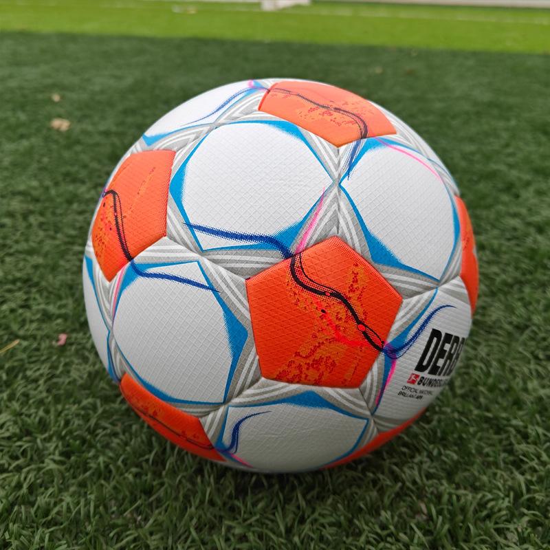 New Game Training Football Youth Adult Hot Bonding 5 Ball Pu Wear-Resistant Explosion-Proof Football