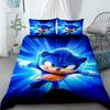 Cool Sonic Duvet Cover Set Bedding Set, Duvet Cover for the Bedroom, Home Decor Birthday Gifts for Kids and Teens King Queen