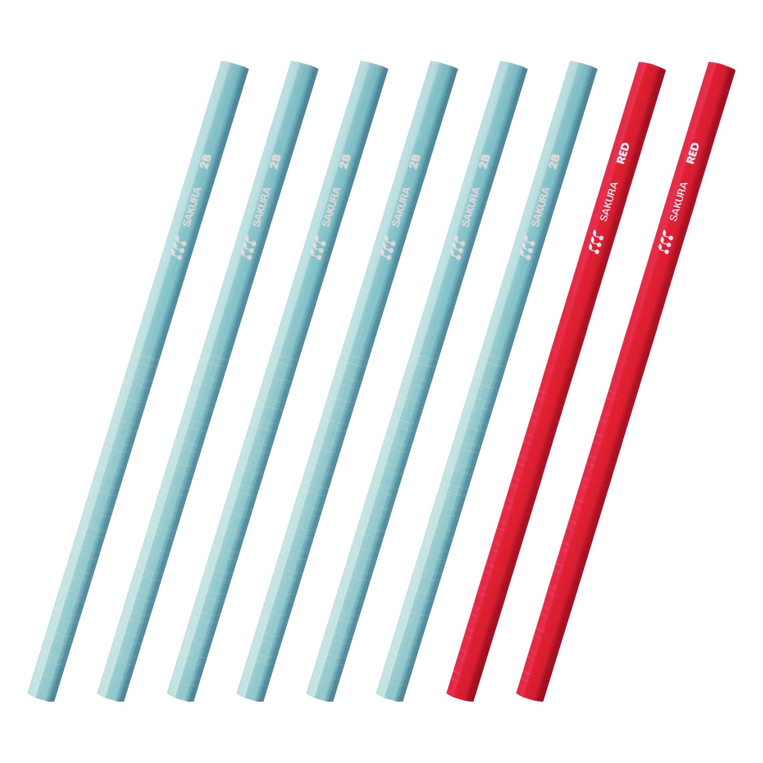 

Sakura Crepas Рисовальный карандаш 2B Синий Красный Карандаш G6 Карандаш 2B Красный + #36