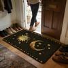 Celestial Hands Art Print Floor Mat Soft Flannel Absorbent Mat Non-Slip Rug Home Bedroom Bathroom