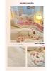 Cartoon Chenille Embroidered Lambswool Fleece Bedding Set - Duvet Cover & Bed Sheet