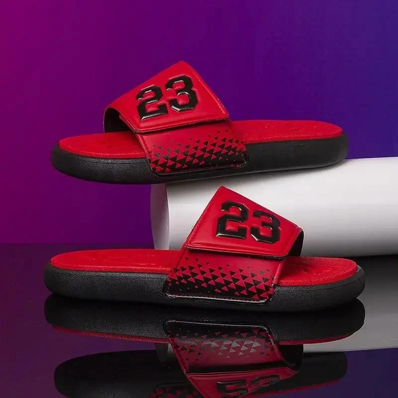 Summer New Men's Slippers EVA Soft-Soled Men Beach Sandals Outdoor Non-Slip Flip-Flops Brand Men Sports Slippers Big Size 39-46