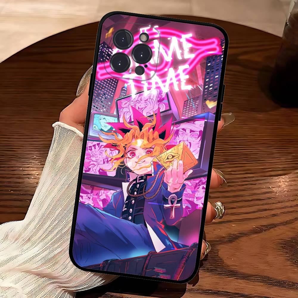Card Game Yu Gi Oh Phone Case For Iphone 17 16 15 14 13 12 11 Pro Max Plus Black Shell Cover Case iPhone 16e