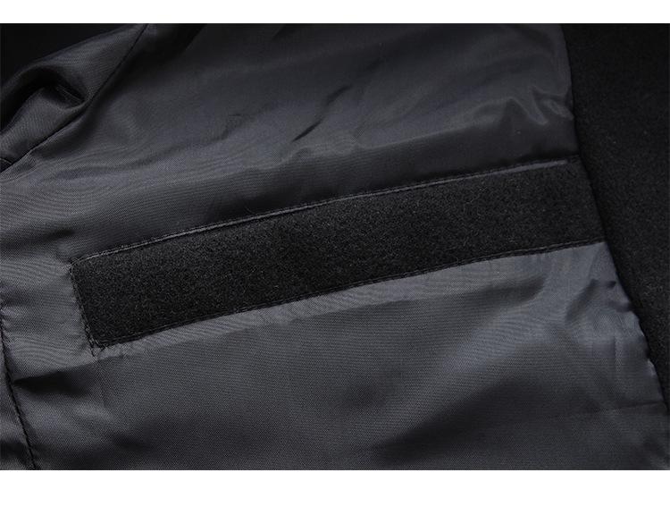 Men's 2025 Korean Style Slim Fit Mid-Length Wool Coat