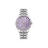 Vivienne Westwood Quartz Watch Stainless Steel Band Purple Dial 50 Meters Water Resistant Women watches DWVV281PPSL