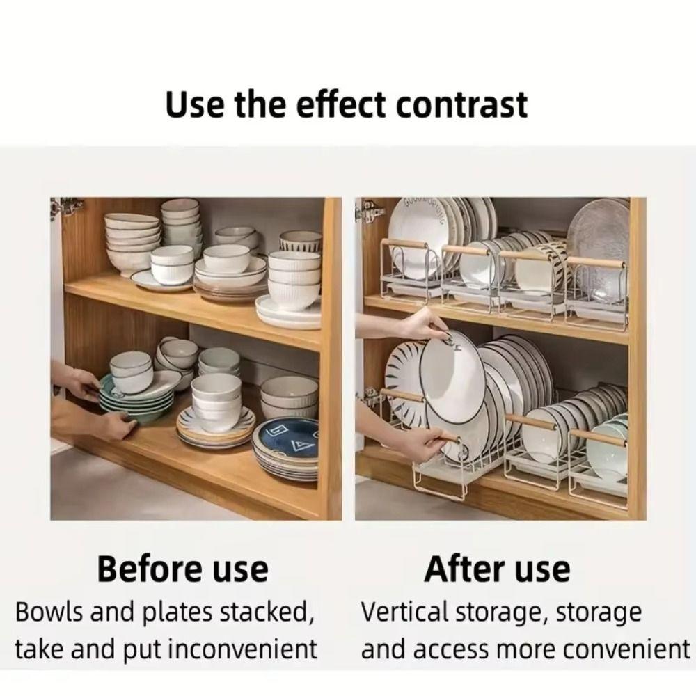 Tableware Draining Rack Iron Simple Drain Rack Rust-proof Dish Rack Household